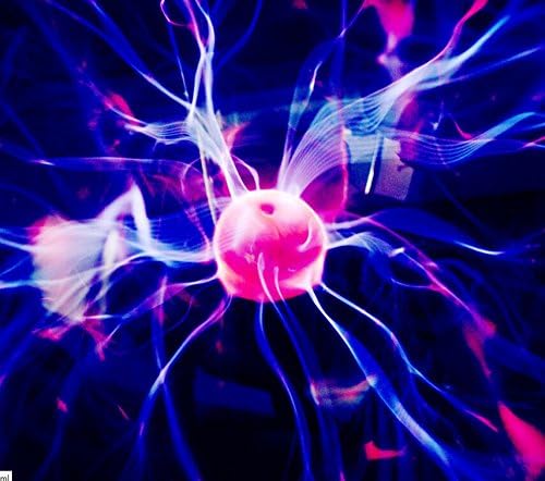 LORIZA® 12v Music 4" Nebula Plasma Ball Sphere Night Lamp for Kids Christmas Gift Black Friday