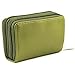 Womens Genuine Leather Mini Credit Card Case Organizer Compact Wallet