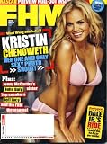 FHM March 2006 Kristin Chenoweth on Cover, Jenny McCarthy`s Sister, Nascar Preview Pull-Out, Danielle Gamba, Middleweight Champ Jeff Lacy, Dale Earnhardt Jr, Courtney Friel/World Poker Tour, John Daly