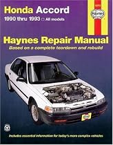 Honda Accord  '90'93 (Haynes Manuals)