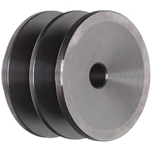 Martin Plain Bore FHP Sheave, 4L/5L or B Belt Section, 2 Grooves, 1/2" Bore, Class 30 Gray Cast Iron