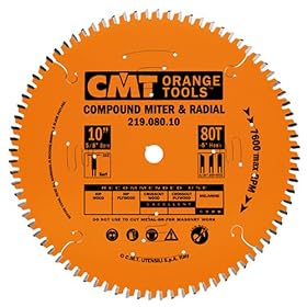 CMT 219.090.12 12-Inch x 90-Tooth, .118 Kerf, 1-Inch Bore Miter & Radial Arm Circular Saw Blade