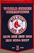 Boston Red Sox Embroidered 36x24 Wool Banner