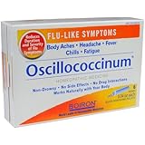 Boiron Homeopathic Medicine Oscillococcinum for Flu- Box of 6x 0.04oz Doses (Pack of 2 boxes)