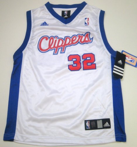 NBA Adidas Los Angeles Clippers Blake Griffin Youth Medium White Replica Jersey (Size 10-12)