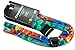 Croakies Printed Cotton Suiter Colorful Tie Dye Eyeglass and Sunglass Retainer / Strap, Groovy Cool (2 Pack)