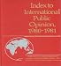 Book Index to International Public Opinion, 1980-1981 (Index to International Public Opinion)