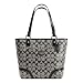 Coach Coated Canvas Signature Heritage Chelsea Zip Tote Bag 18917 Black White