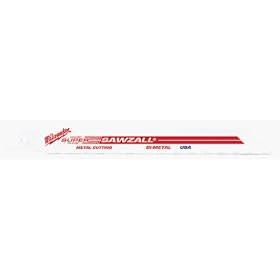 Reciprocal Saw Blade, 6"