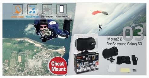 Samsung S3 becomes wearable camera: iMountZ 2 with 170°fish eye lenz