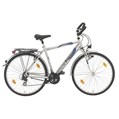 Texo Herren Fahrrad Trekking Alu, 21 Gang, stratosilber, Rahmenh�he: 53 cm, Reifengr��e: 28 Zoll (71,1 cm), 21110-0948275