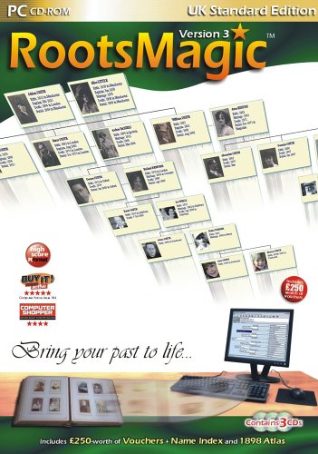 RootsMagic UK Standard Edition v3 Family History / Genealogy Software (PC)