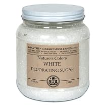 India Tree Frost White Decorating Sugar, 3.3-Pounds (Pack of 2)