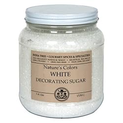 India Tree Frost White Decorating Sugar, 3.3-Pounds (Pack of 2)