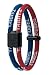 TrionZ Magnetic Ionic Therapy Bracelet 16cm (Blue/Red,Small)