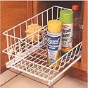 Two Tier Roll-out Basket 11" Wide