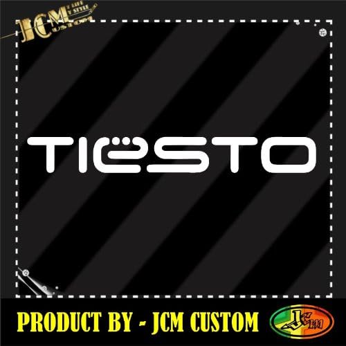Tiesto Trance Techno Vinyl Decal Sticker / 14" X 1.7"