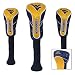 West Virginia WVU Mountaineers GOLF CLUB HEAD/WOOD COVER SET OF 3