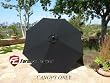 Replacement Umbrella Canopy for 9ft 8 Ribs, Black (Canopy only)