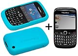 Baby Blue Silicone Soft Skin Case Cover for Blackberry Curve 8520 / 8530 ** ....