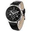 Haas & Cie Herrenuhr VITESSE Chrono Edelstahl / Schwarz MFH211ZBA