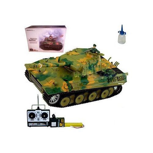 RC PANZER PANTHER SOUND & RAUCH & METALLGETRIEBE & 2000erAKKU