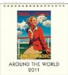 Around the World Desk Calendar Cavallini 2011
