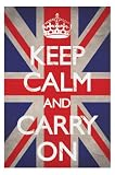 Keep Calm and Carry On Poster Poster Print, 24x36