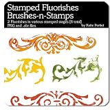 Photoshop Brushes - Stamped Blocks Flourishes No. 02 Brushes and Stamps