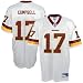 Reebok NFL Equipment Washington Redskins #17 Jason Campbell White Replica Football Jersey