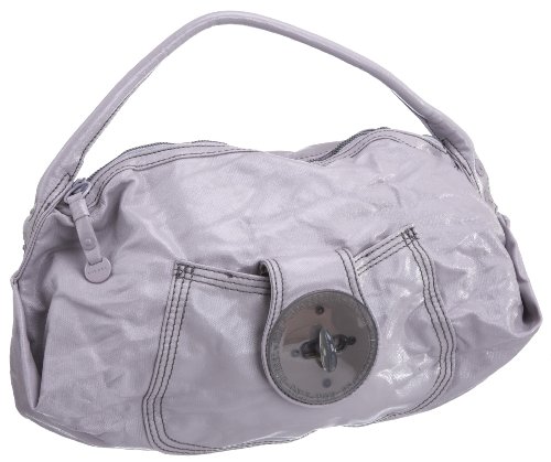 Diesel Women's Click East/West Shoulder Bag Gull Gray Medium