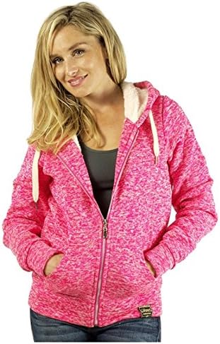 G2 Chic Women's Fur-Lined Zip Hoodie
