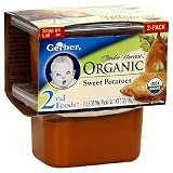 Review Gerber  / Gerber 2nd Foods Tender Harvest Organic Sweet Potatoes, 8-Count, 2-Pack, 3.5-Ounce Unit (Pack of 2)