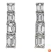 Platinum Emerald Cut Diamond Dangle Earrings (GIA Certified 10.66 cttw, D-E Color, VVS1-VS2 Clarity)