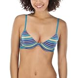 Xhilaration® Juniors Convertible Scoopneck Cotton Bra - Blue Stripe