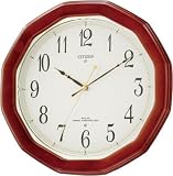 リズム時計｜CITIZEN (シチズン) 掛け時計 ネムリーナM446 電波時計 8MY446-006