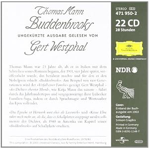 Buddenbrooks: Lesung. Ungekürzte Ausgabe
