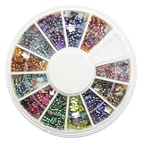 Nail Art MoYou Large(4mm) Flower Shaped Mix colored Rhinestone Pack of 1000 Crystal Premium Quality Gemstones in 12 different colours, beauty accessory for women nails, fun and easy to apply with top coat or nail glue 517A JBjdTL. SL160 Nail Art MoYou Large(4mm) Flower Shaped Mix colored Rhinestone Pack of 1000 Crystal Premium Quality Gemstones in 12 different colours, beauty accessory for women nails, fun and easy to apply with top coat or nail glue