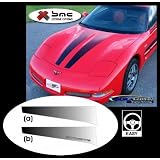 1997-2004 Chevrolet Corvette C5 Hood Enhancement Black Graphic Kit by BMC Air Filter