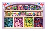 kids and infants educational toys item: Melissa & Doug Butterfly Wooden Bead Set