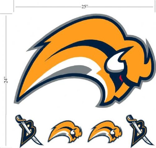 Trademarx Buffalo Sabres Peel And Stick Wall Logo