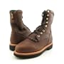 Georgia Boot Men's G70 8" Work Lacer,Walnut Barracuda SPR Leather,7.5 W