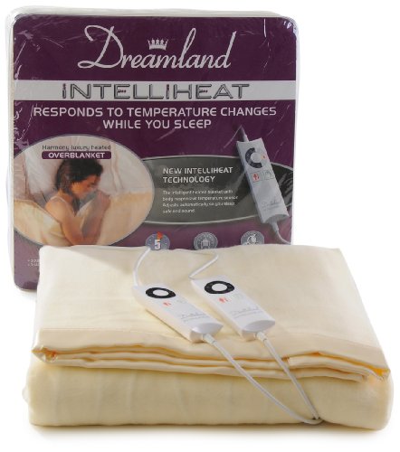 Dreamland Intelliheat Harmony Double Heated Over Blanket with Dual Control
