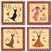 Ce Ce-Co Co-Mi Mi-Lu Lu Set by Jennifer Brinley 10x10 Art Print Poster