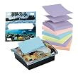 Post-it&reg; Notes, Original Pop-Up Refill, 3 Inches x 3 Inches, Aquatic Theme, Pastel Colors, 12-Pack, Includes Free Pop-Up Dispenser and Designer Insert