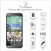 HTC One M8 Screen Protector - Tempered Glass - Package Includes Microfiber Cleaning Wipe, Installation Tips with Video - Retail Packaging - by TruShield