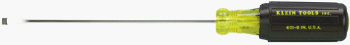 Klein 601-6 3/16-Inch Cabinet 6-Inch Round Shank Tip Screwdriver