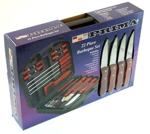 22 Piece Barbeque set in case