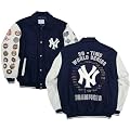New York Yankees Wool/Leather Commemorative Varsity Jacket