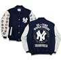 New York Yankees Wool/Leather Commemorative Varsity Jacket